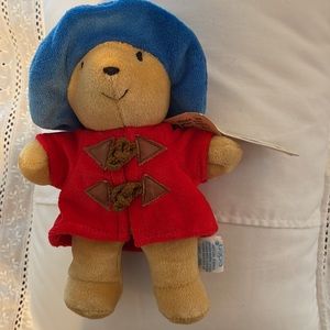 MY FIRST PADDINGTON BEAR . 8 1/2 inches. Red COAT BLUE